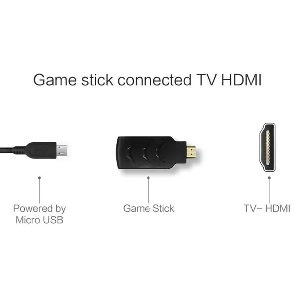 Wireless Retro 638 Games Mini Vintage Retro TV Game Console Built-in 38/638 Games Av line