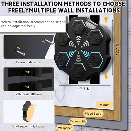 Boxing Machine Target Workout Punching Equipment, Fun Boxing Games for Home Gym