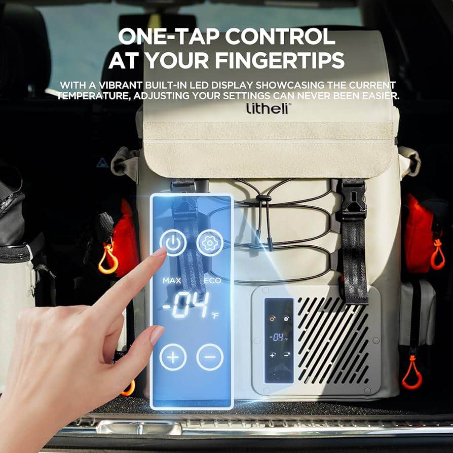 Brand new LiTHELi Frozen Pack 12V Car Refrigerator & Portable Electric Cooler, 20L/21QT with 1 U20 Battery