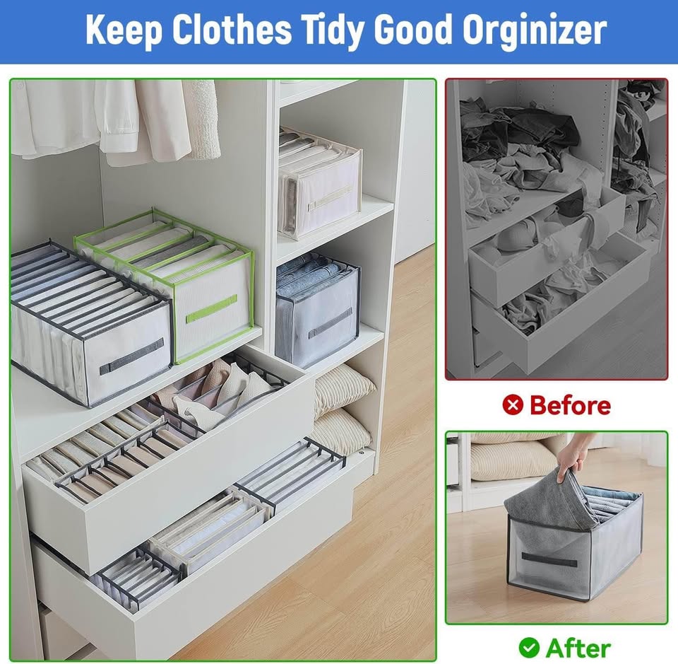 XJJX Closet Organizers and Storage, Clothes Organizers, Shirt Organizer Jean Organizer for Closet