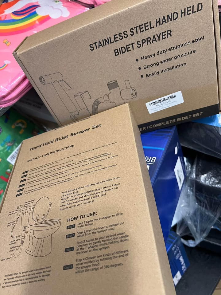 New ❤️ Stainless steel hand held bidet sprayer