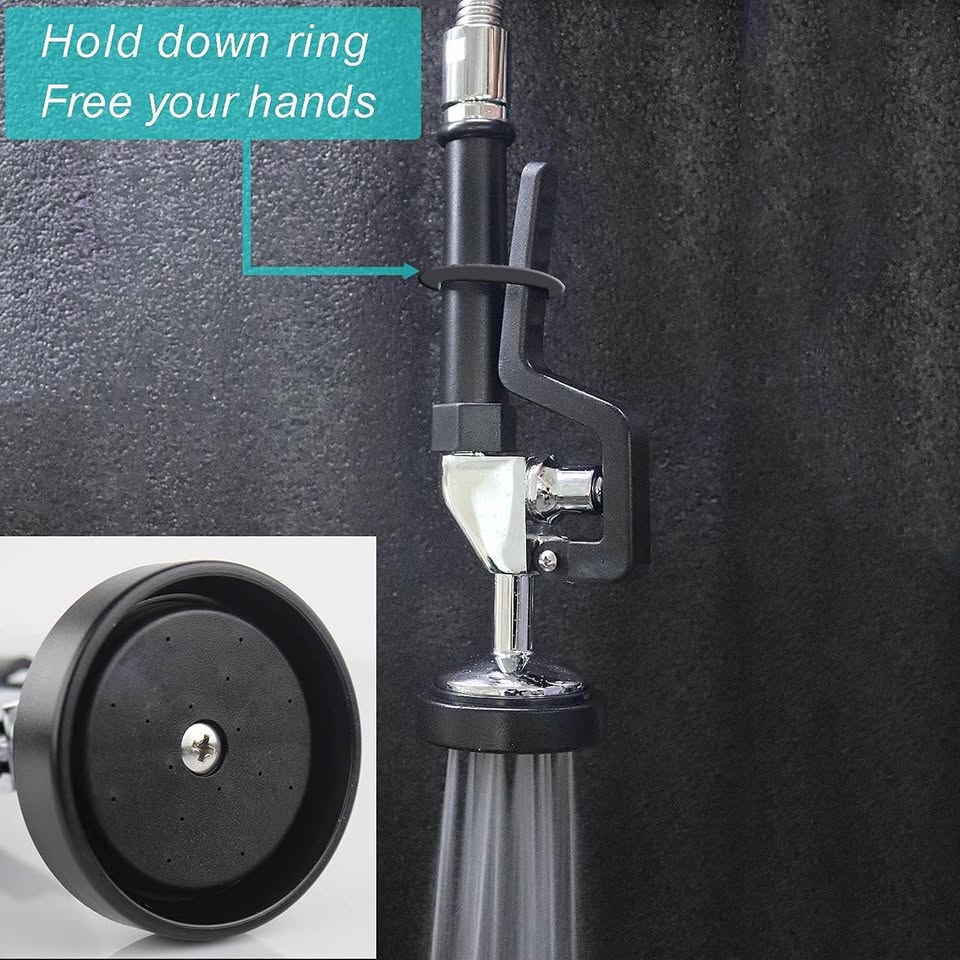 Commercial Faucet with Sprayer Kitchen Sink Faucet 36'' Height 8 Inch Center Commercial Wall Mount F