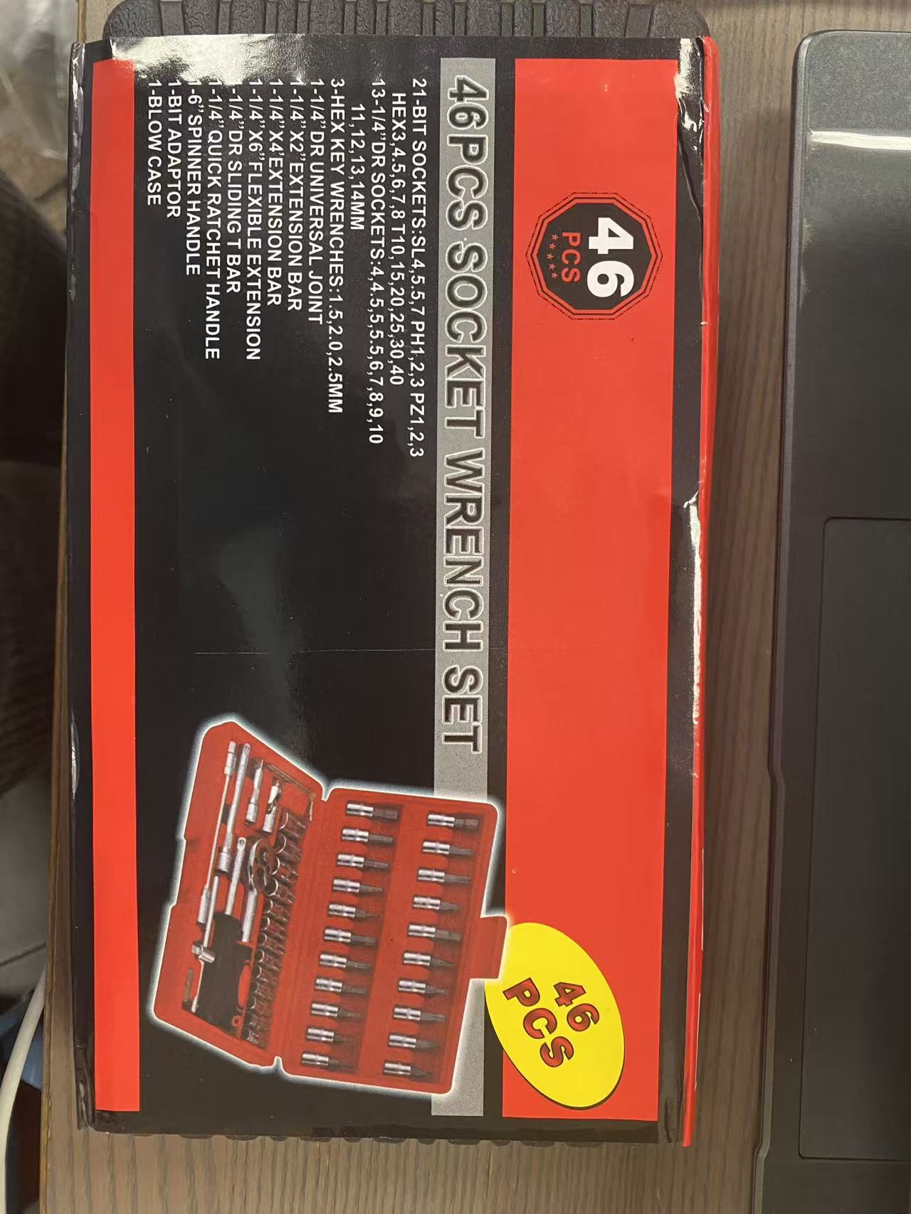 🔧 46PCS Socket Wrench Set – Complete Repair & Maintenance Tool Kit