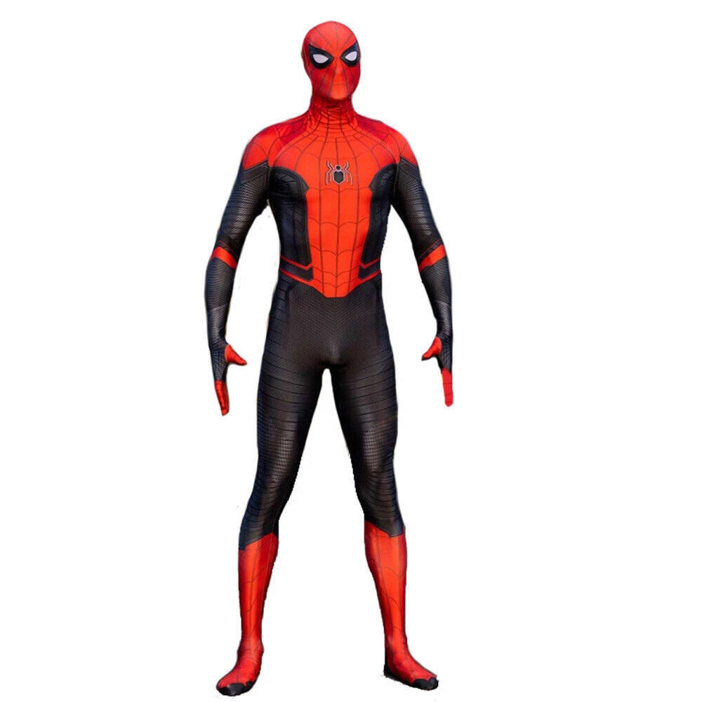 Spider-Man Far From Home Bodysuit Spiderman Cosplay Costume Halloween Adult/Kids