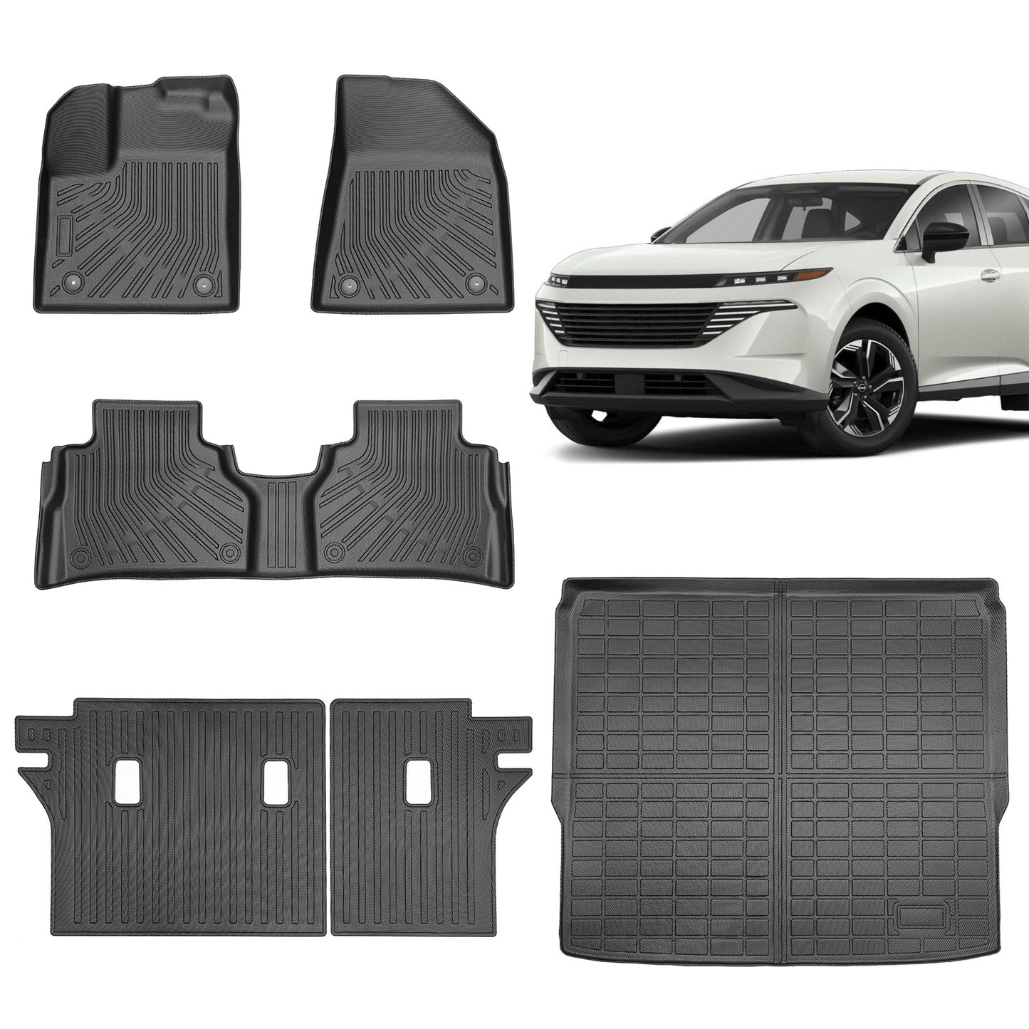 🔥 2025 Nissan Murano Custom TPE Floor Mats & Trunk Mat Set 🚗