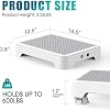 Lawei One Step Stool for Adults & Elderly, Non-Slip Portable Mobility Step, 500 lbs Capacity, for Car, Bed, Bathroom, Indoor/Outdoor