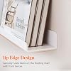 Lifewit Floating Book Shelves 36", 4 Pack White Acrylic Hanging Racks for Wall Mounted for