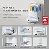 roborock Qrevo QV35A Robot Vacuum and Mop, 8000Pa Suction, Auto Mop Washing, Smart Obstacle Avoidance, All-in-One Dock, 200RPM Spinning Mops