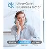 Neck Fan, Hands Free Bladeless Portable Neck Fan, 4000mAh USB Rechargeable, 3 Speed Personal Cooling Fan with 360° Airflow