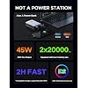Litheli Portable Power Station Eclair 1000, 1800W Solar Generator, 1069Wh LiFePO4 Battery for Camping, Emergency and RVs