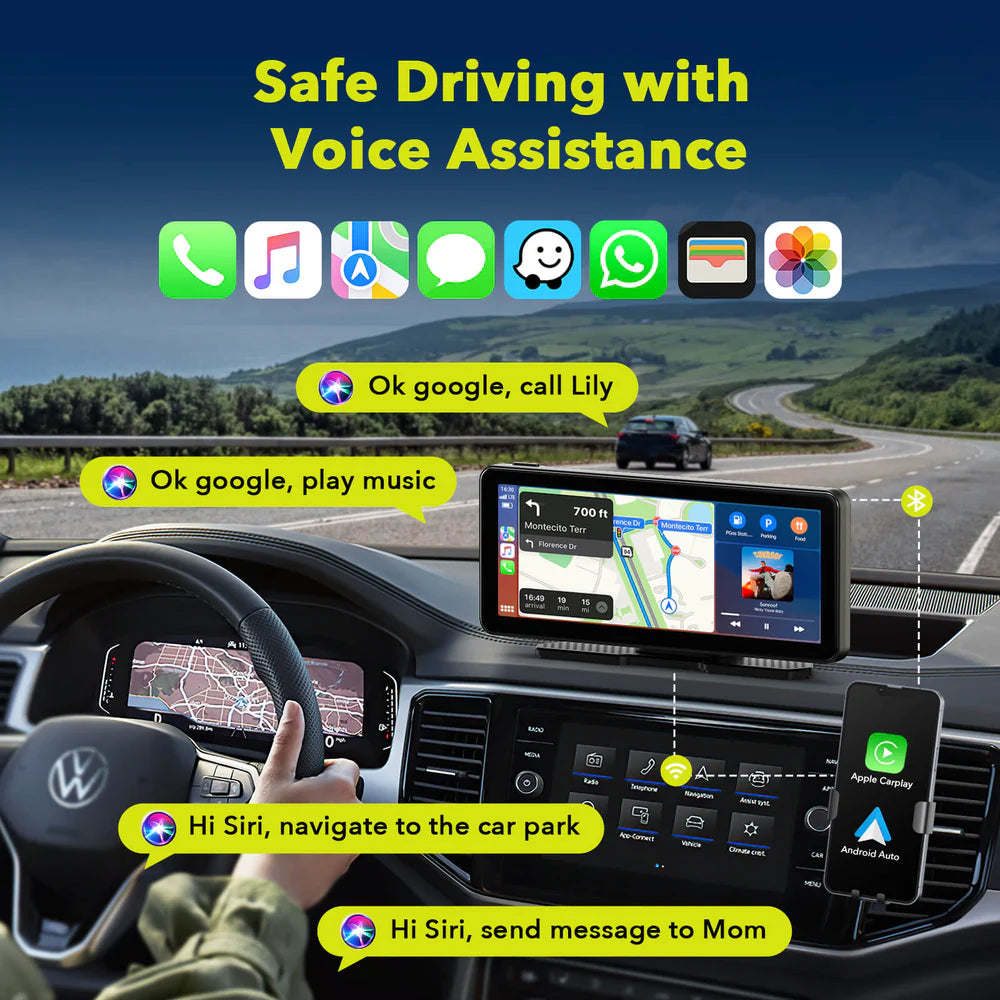 LAMTTO RC09 6.86" Carplay & Android Auto Screen