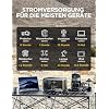 Litheli Portable Power Station B600, 594Wh Solar Generator, 600W AC Output, 100W USB-C PD, Wireless Charging, for Camping & Motorhomes