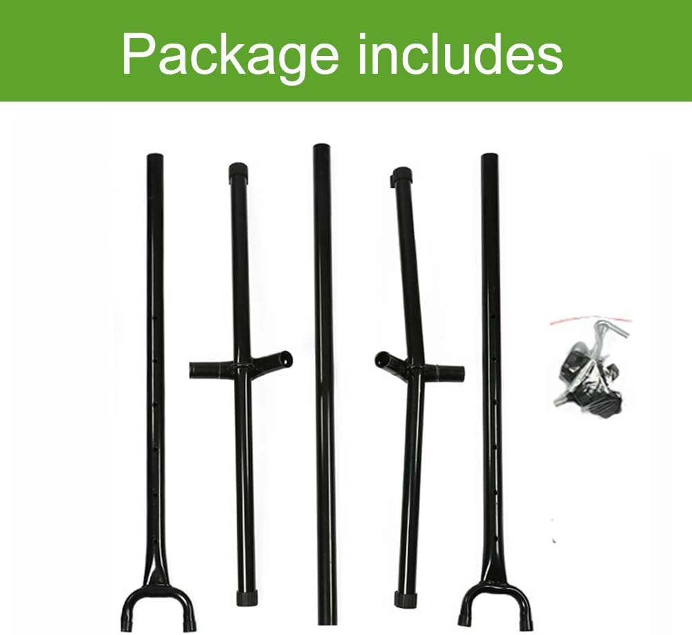Goutime 9ft Portable Heavy-Duty Steel Hammock Stand (550lbs)