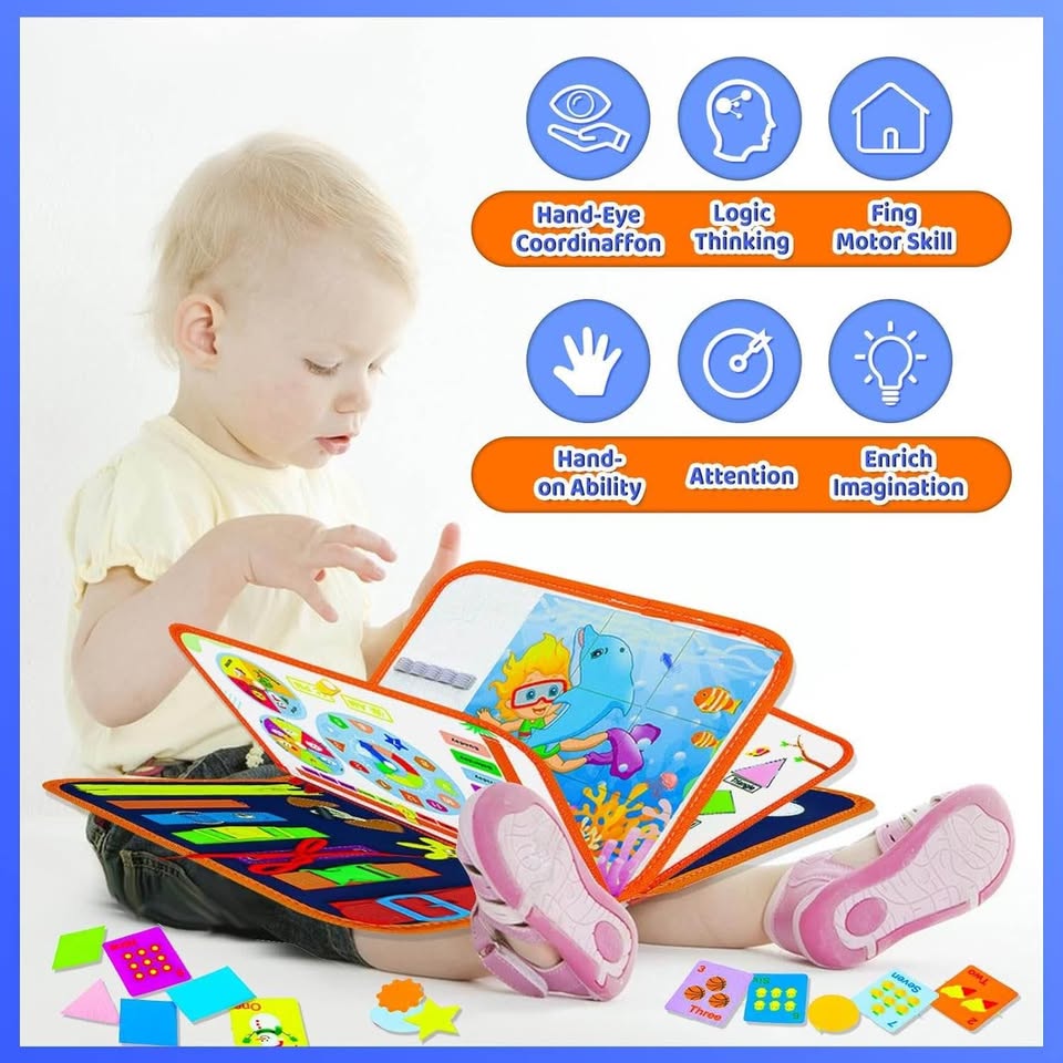 5层5款拼图忙碌板