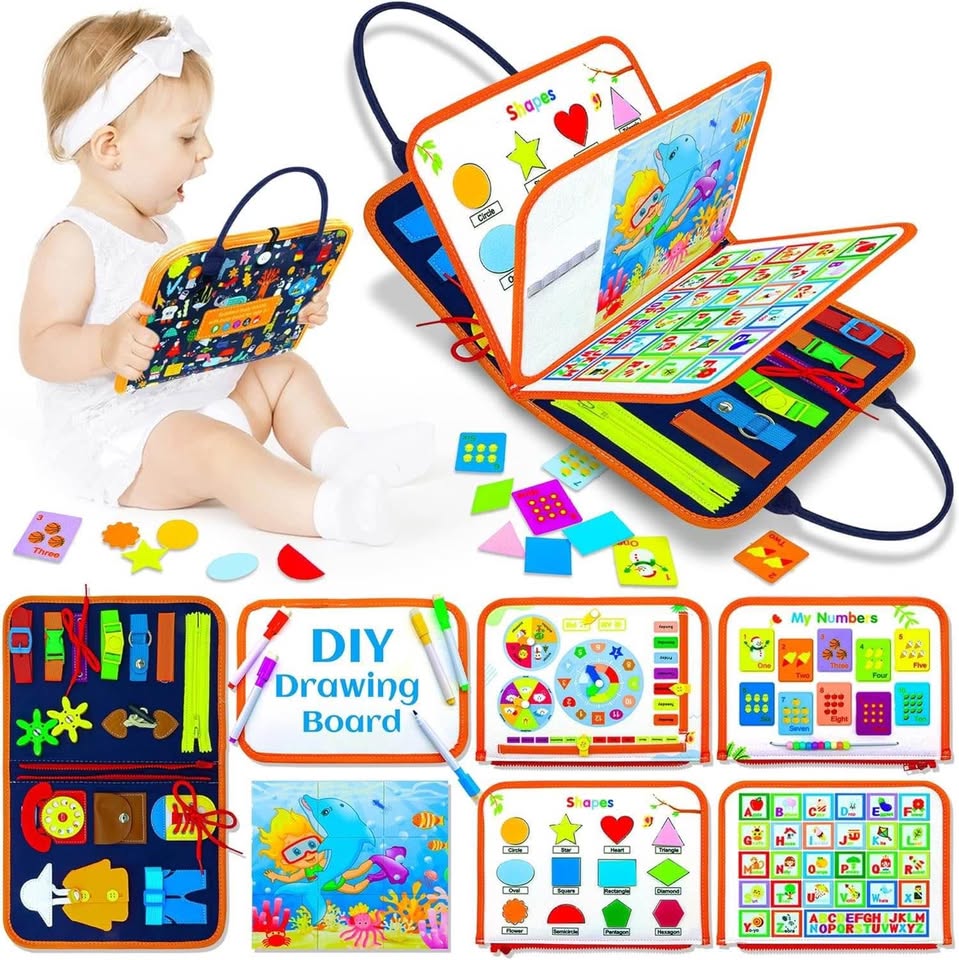 5层5款拼图忙碌板