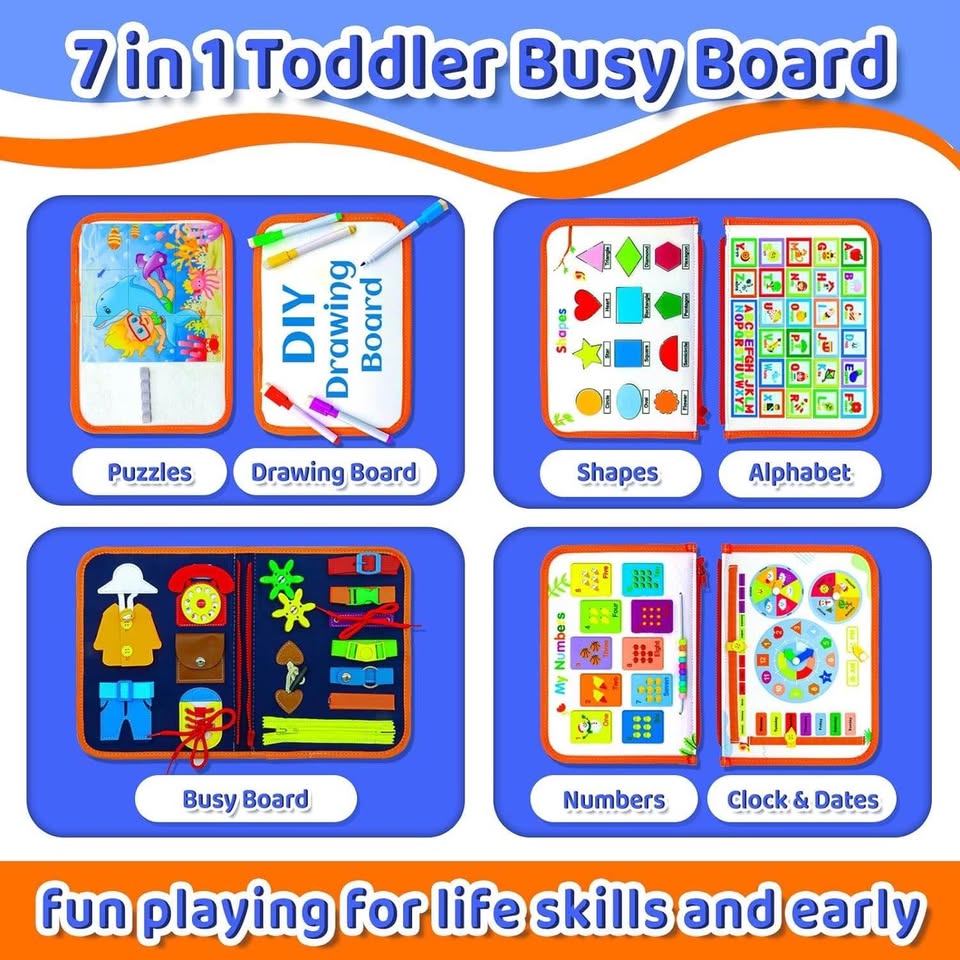 5层5款拼图忙碌板