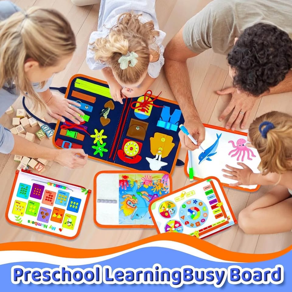 5层5款拼图忙碌板