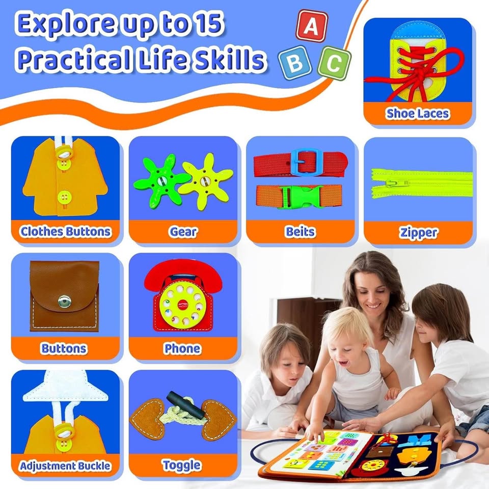 5层5款拼图忙碌板