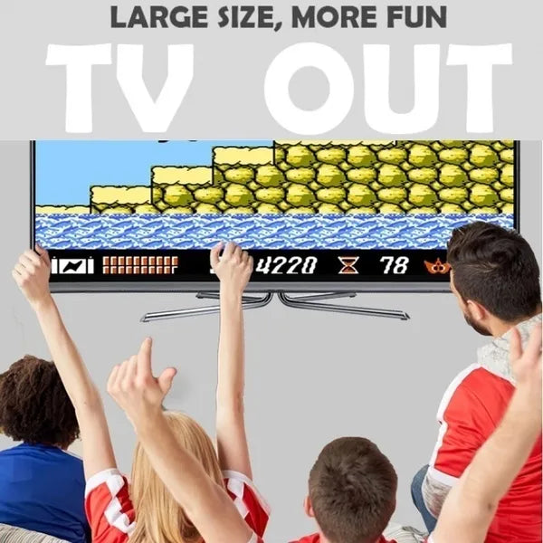 Wireless Retro 638 Games Mini Vintage Retro TV Game Console Built-in 38/638 Games Av line