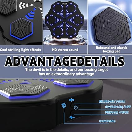 Boxing Machine Target Workout Punching Equipment, Fun Boxing Games for Home Gym