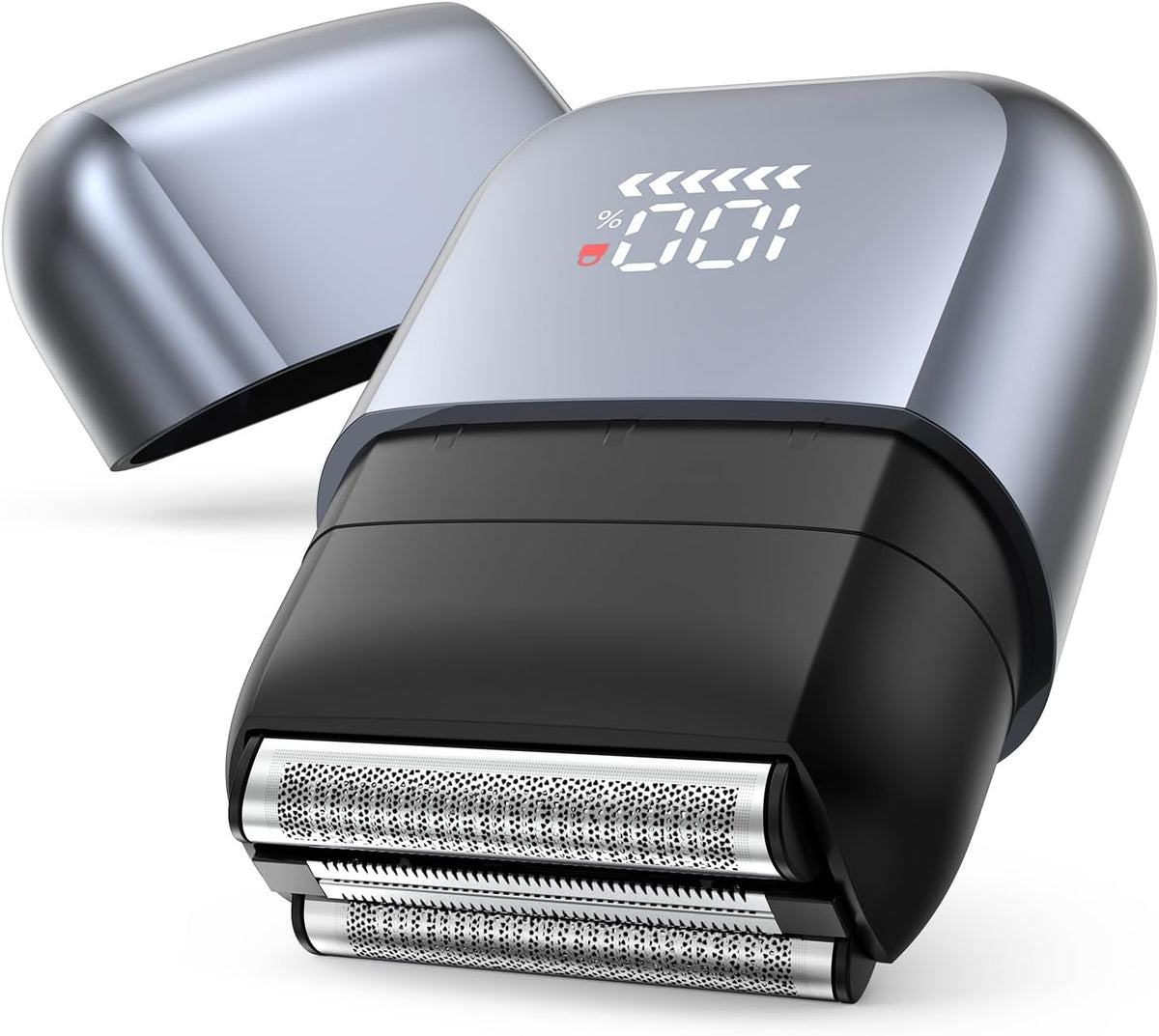 Travel Electric Razors for Men:Mini Men's Foil Shavers for Close Shaving Face With High Speed 3 Floating Blade Heads, USB C Fast Rechargeable IPX7 Waterproof Wet Dry for Travel & Home & Business