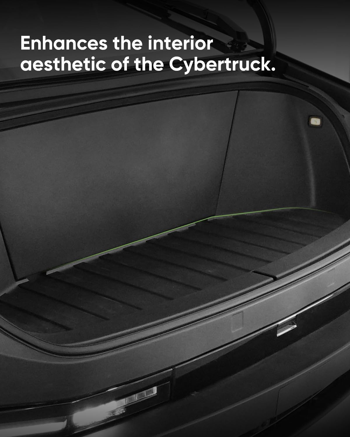 Tesla Cybertruck Floor Mats 3 Sets(Truck Bed Mat+Rear Lower Mat+Frunk Mat) - Custom-Fit TPE All-Weather Cargo Liners, Anti-Slip Design for 2024+ Models, Durable and Odorless Accessories