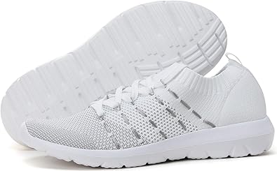 Women's Walking Shoes Slip On Athletic Running Sneakers Knit Mesh Comfortable Work Shoe