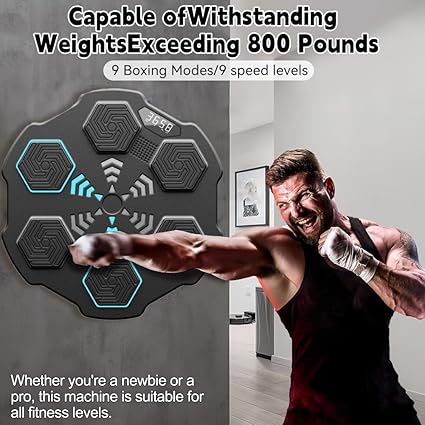 Boxing Machine Target Workout Punching Equipment, Fun Boxing Games for Home Gym