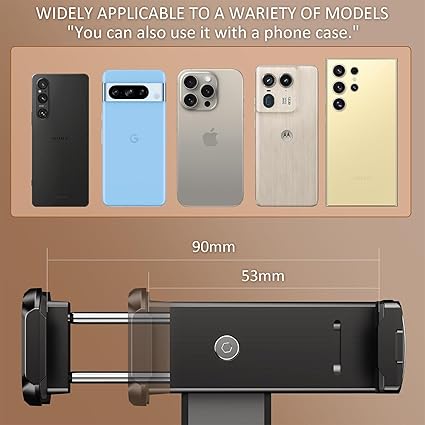 Airplane Phone Holder Mount - Portable Foldable Travel Essentials with 360 Degree Rotation Cell Phone Stand for Desk,Bed,Plane Travel, Treadmill