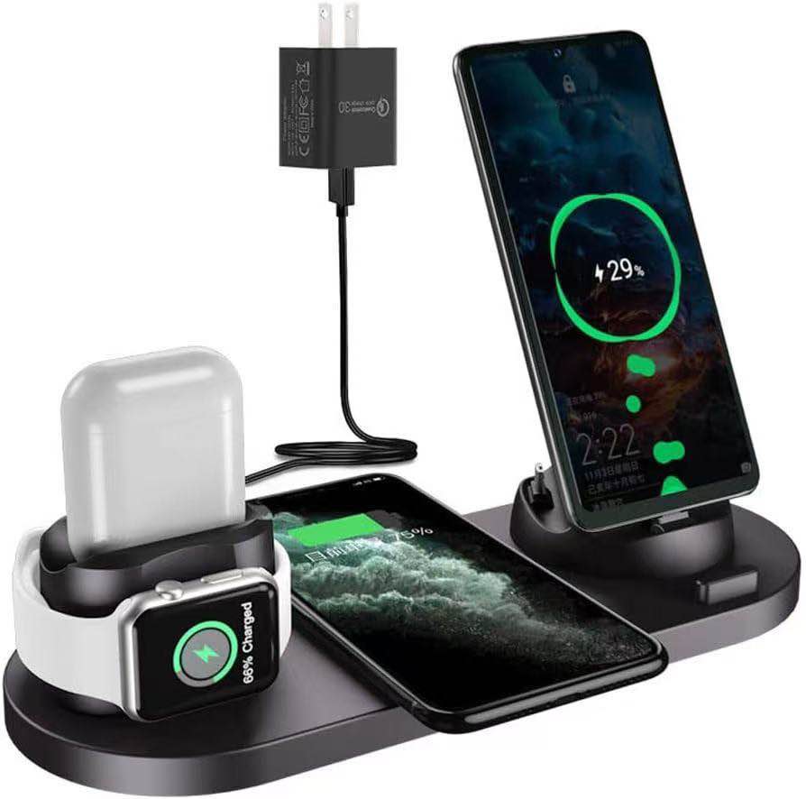 6-in-1 Wireless Charging Station for Multiple Devices