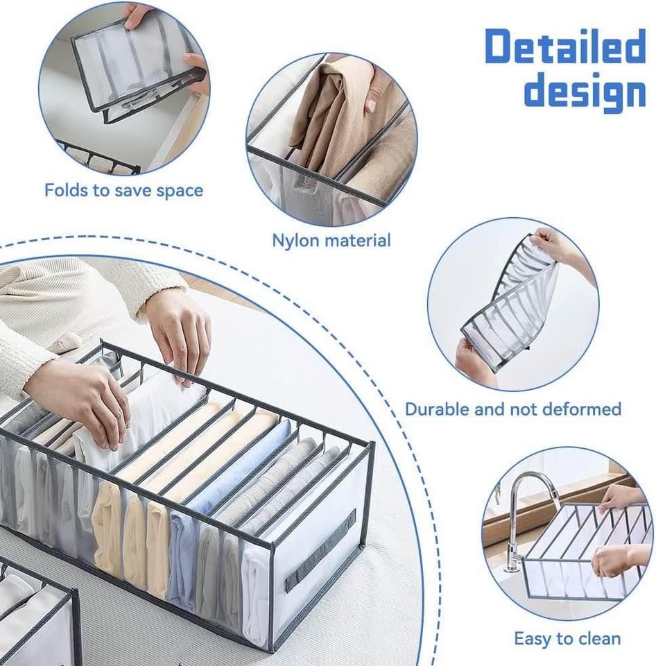 XJJX Closet Organizers and Storage, Clothes Organizers, Shirt Organizer Jean Organizer for Closet