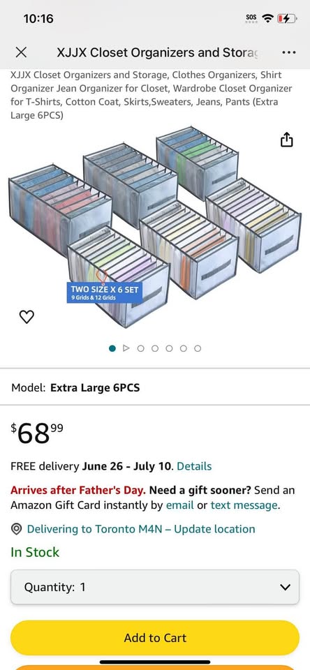 XJJX Closet Organizers and Storage, Clothes Organizers, Shirt Organizer Jean Organizer for Closet