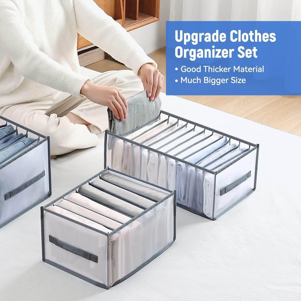 XJJX Closet Organizers and Storage, Clothes Organizers, Shirt Organizer Jean Organizer for Closet