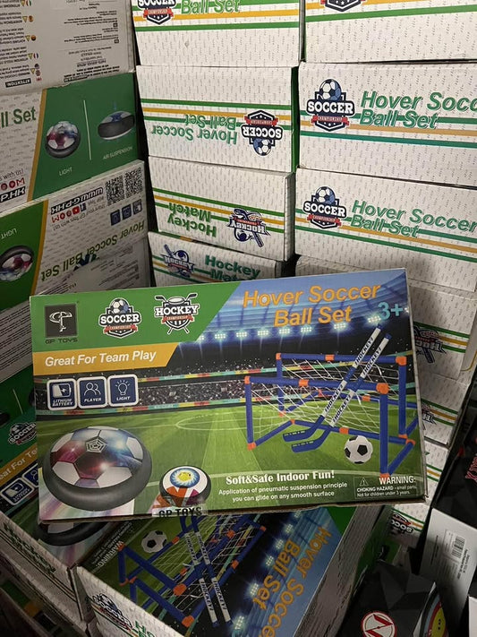 Hover soccer ball set
