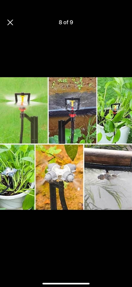 Drip Irrigation Kit, 141FT Garden Watering System with 1/4" 1/2” Blank Distribution Tubing, Saving Water