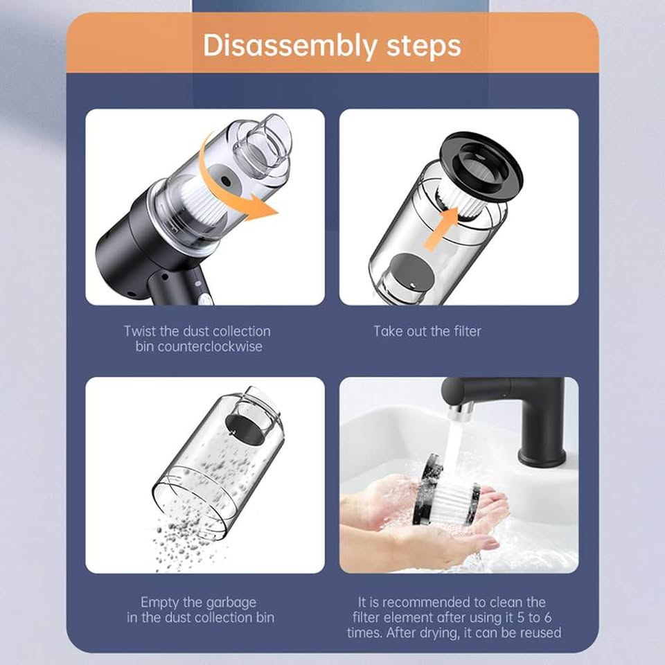 New Portable Handheld Vacuum Cleaner