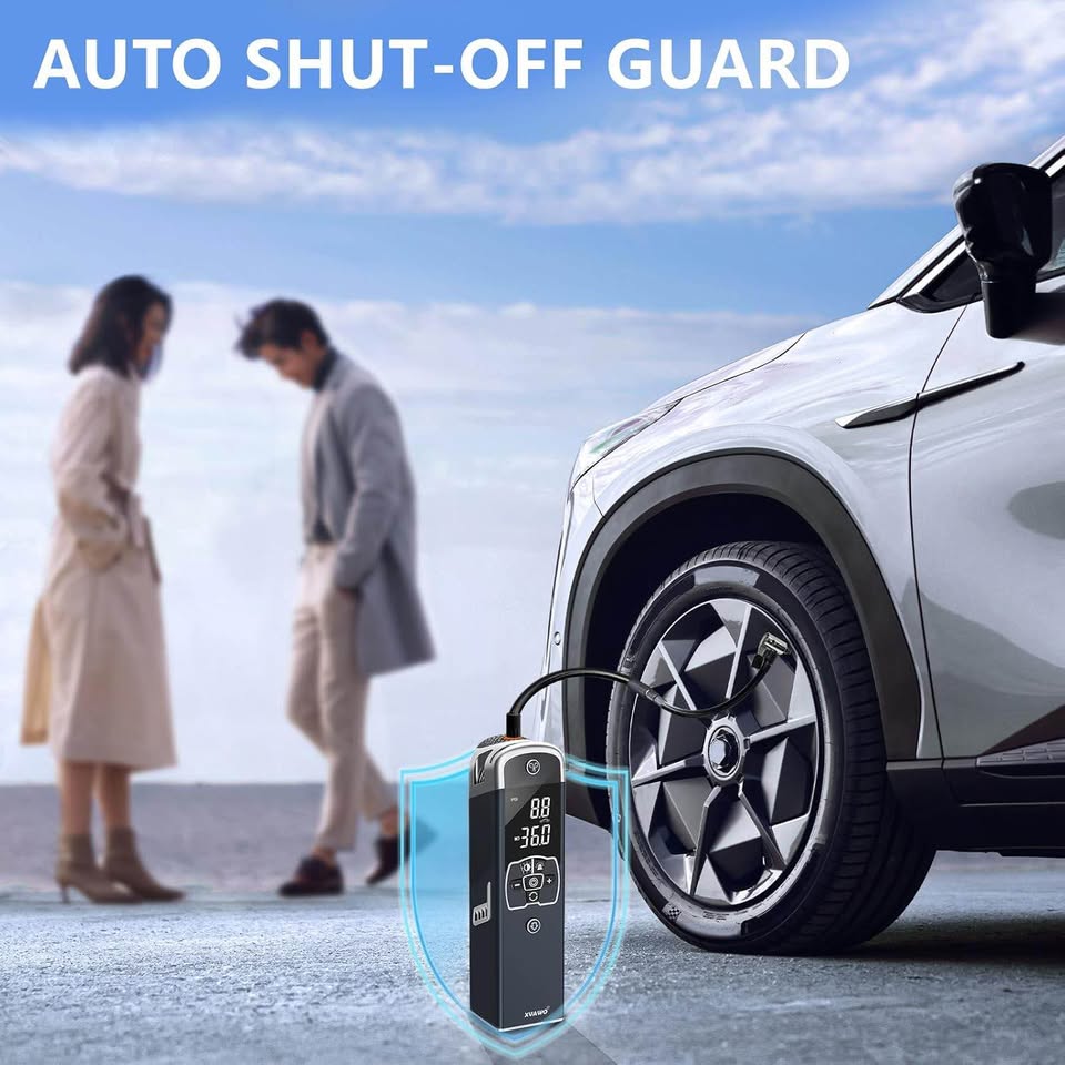 Tire Inflator Portable Air Compressor: Cordless Deflatable Air Pump for Car Tires - 150PSI Tire Pump