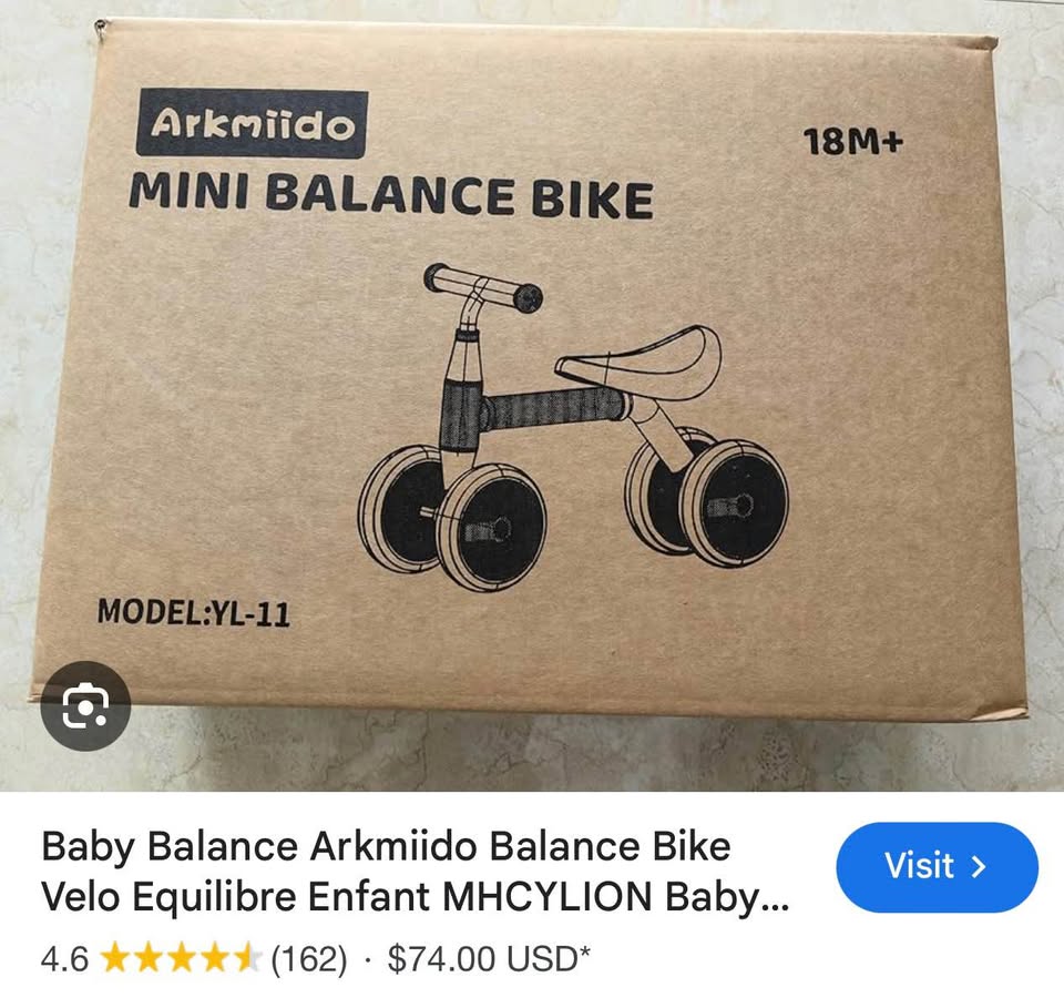 Brand new Arkmiido Mini Balance Bike is designed for babies aged 10-36 months.