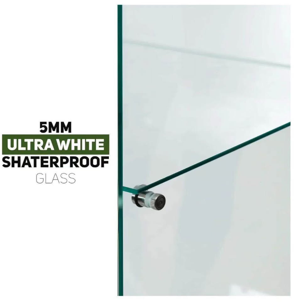 Beauty4U 4 layer white One-Door Glass Display Cabinet, White Curio Cabinets