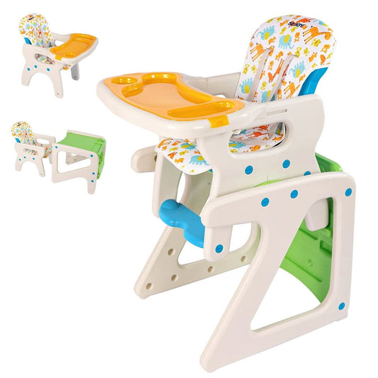 Brand new Green and pink Sejoy 3 in 1 Baby High Chair Convertible Play Table Seat Booster Toddler