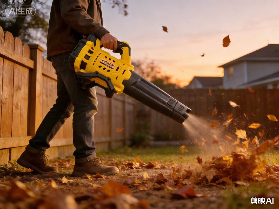 RYZENTHR 20V Cordless Leaf Blower w/ Battery & Charger