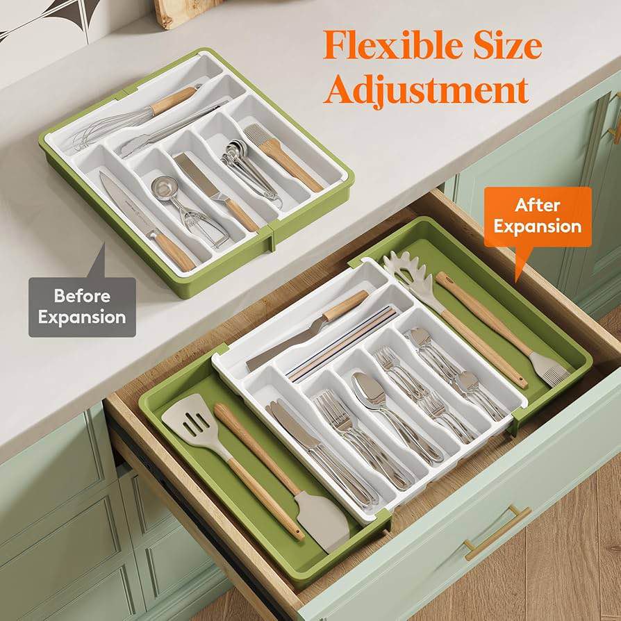 Lifewit Silverware Drawer Organizer