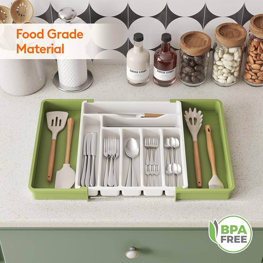 Lifewit Silverware Drawer Organizer