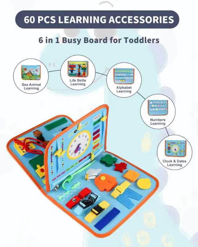 Brand new 🎉[ Busy Board for 1 2 3 Year Old Boys Girls ] - Toddlers Busy board