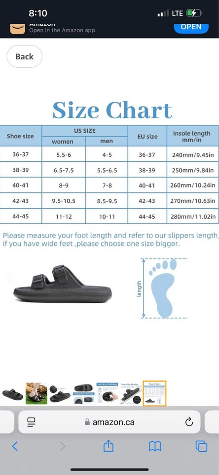 Slides Sandals for Women and Men Pillow Slides with Adjustable Double Buckle Unisex Bathroom Slipper