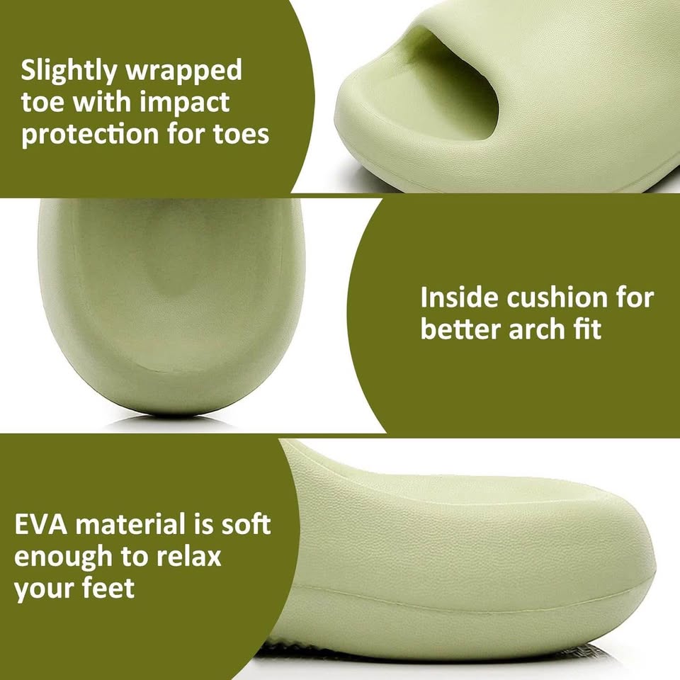 Unisex Slippers for Women Men,Open Toe with Thicken Sole Lightweight for Walking Outdoor/Indoor