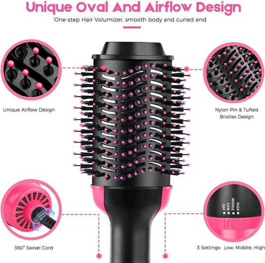 Hot Air Brush Hair Dryer Brush