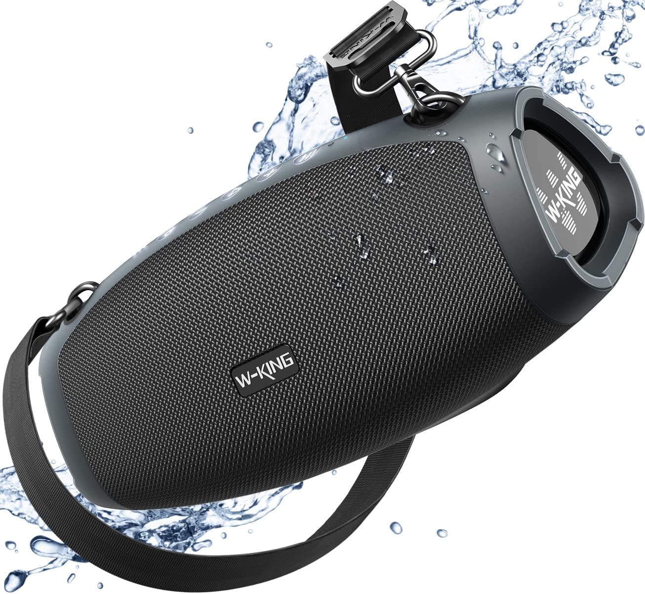 W-KING Bluetooth Speaker Wireless, X10, 120W Max IPX6 Waterproof Outdoor Loud Portable Haut Parleur Bluetooth Speaker Party Boombox,Triple Passive Radiators-70W Deep Bass/DSP/42H/PowerBank/TF/AUX/EQ/Opener
