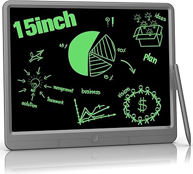 TUGAU LCD Writing Tablet for Kids, Colorful Doodle Board Drawing Pad for Kids, Toy Gifts for Age 3 4 5 6 7 8 Year Old Girls Boys