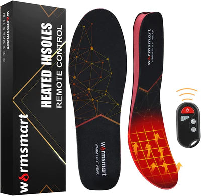 Electric Insoles For Men & Women, Winter Electric Foot Warmers with 3.7V 3000mAh Battery | USB Charge